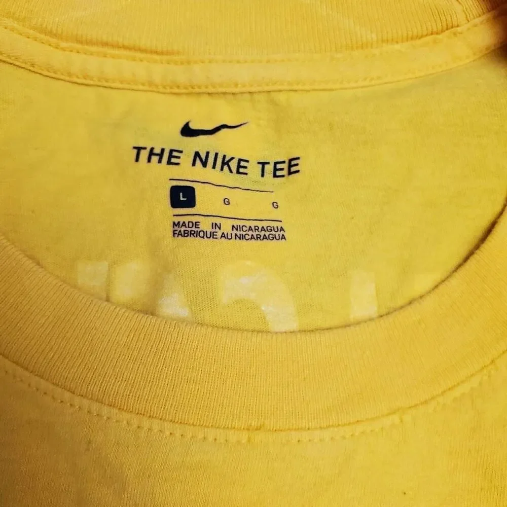 Nike JuJu Smith-Schuster #19 Steelers Gold Tee Large